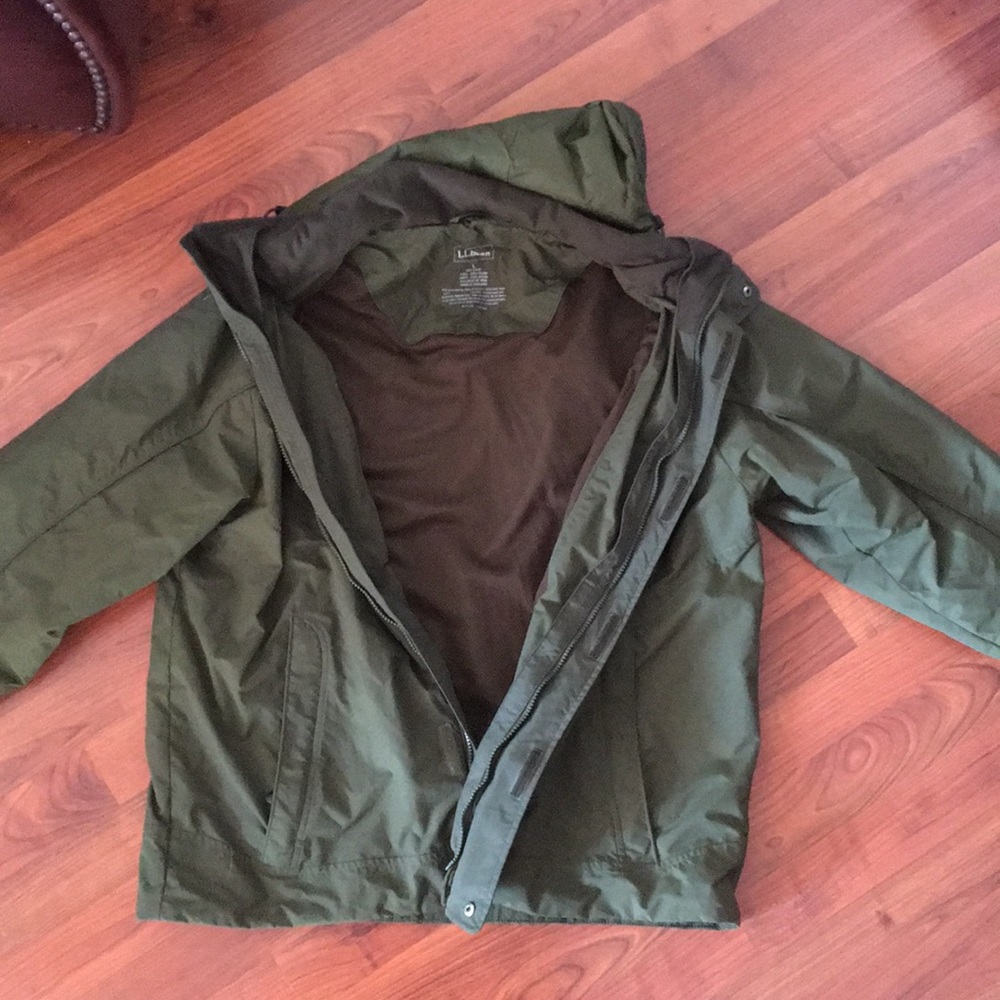 L.L. Bean 3 in 1 Jacket (Forest Green)